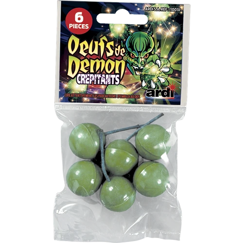 ŒUFS DE DÉMON® CRÉPITANTS (pièce)