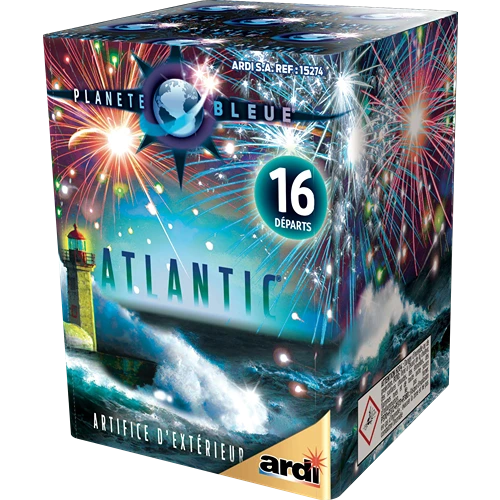 VK 16 - 25mm - 16 Dép. - Vague rouge à étoiles cligno vertes et étoiles (pièce)