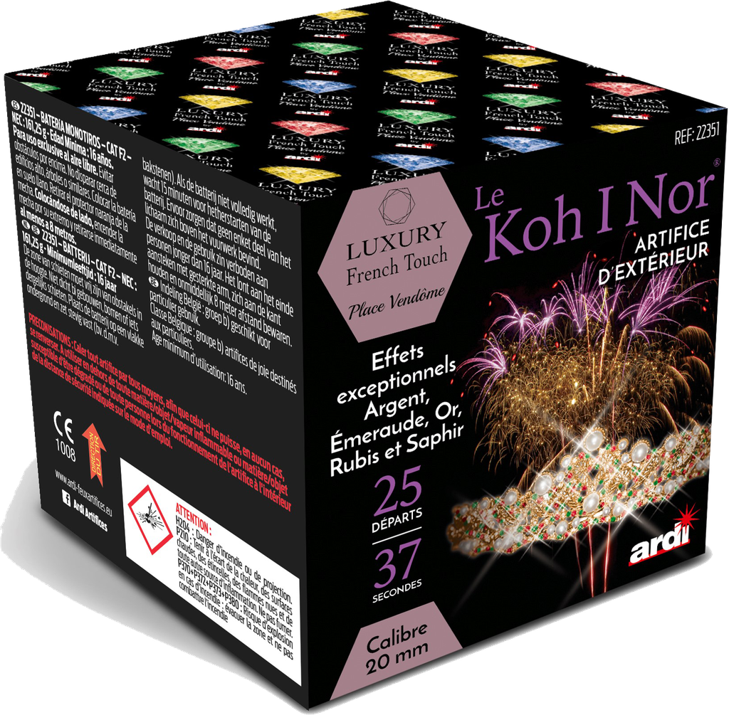 CL PRO 25-20mm - LE KOH I NOR - ETOILES ASSORTIES FINAL DRAGON E (pièce)