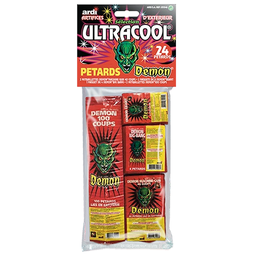 SÉLECTION DE PÉTARDS DÉMON® ULTRACOOL® (pièce)