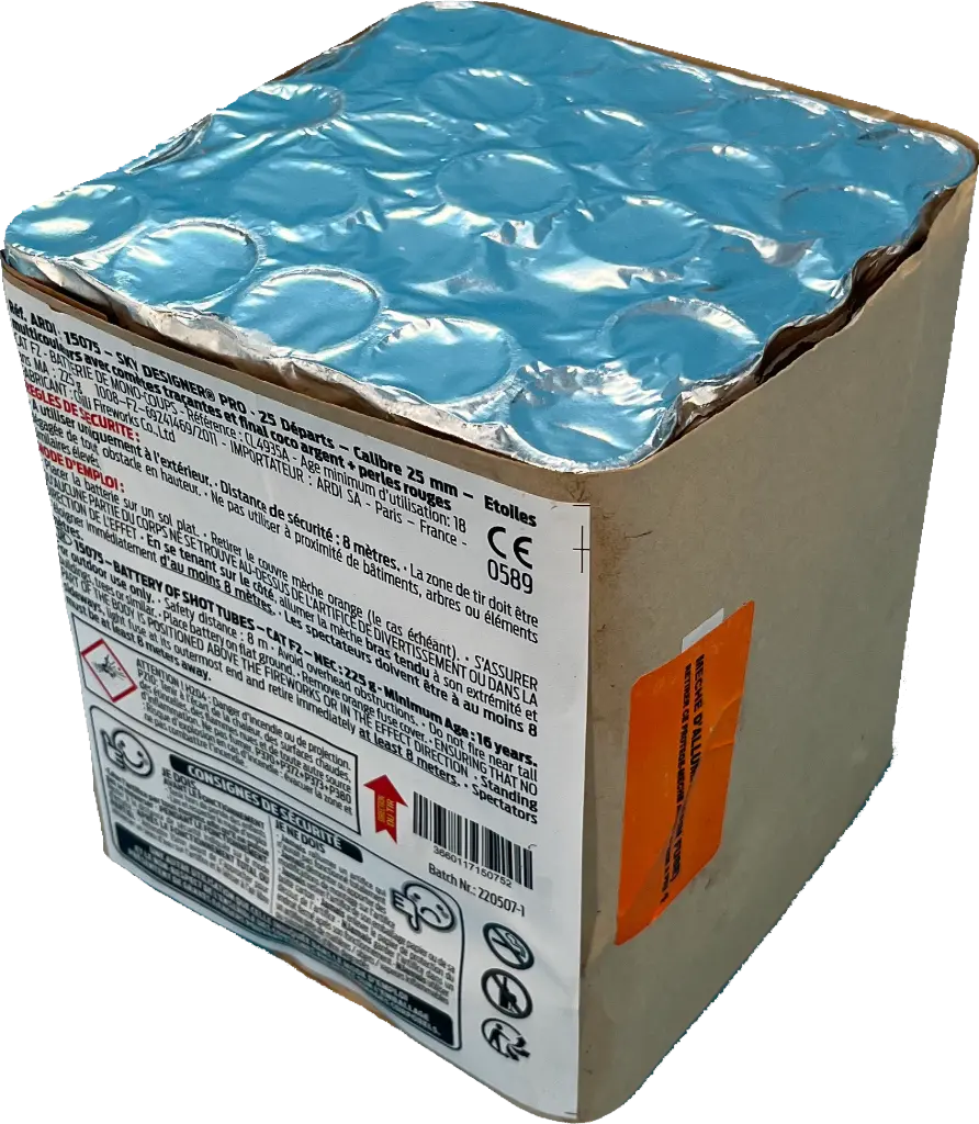 CL PRO 25-25mm Etoiles multi ac comètes traçantes (pièce)