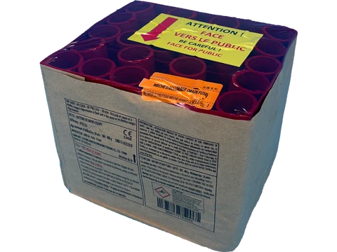 HF PRO 24V - 30 mm - Brocade et saule or à étoiles rouges clignotante (pièce)