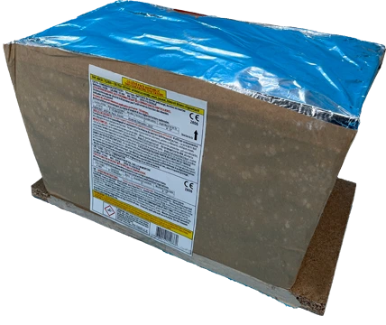 VK 25V-30 mm Salves évent. pots à feu étoiles cligno vertes et or 