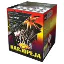 KASJOPEJA - Compact 16 Départs – 20mm - bombettes saule or à comètes et pointes assorties (pièce)