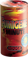 POT FUMINEGE 1 MN ROUGE (pièce)