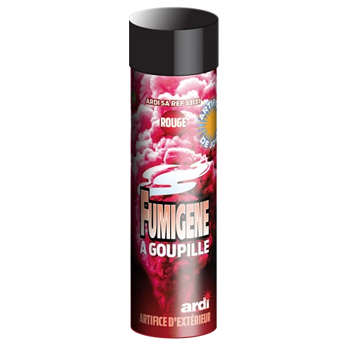 FUMIGÈNE A GOUPILLE 1 MN ROUGE (pièce)