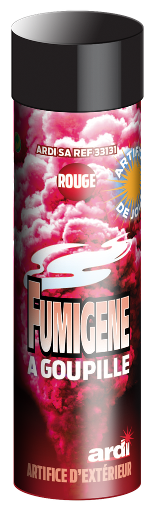 FUMIGENE A GOUPILLE 1 MN ROUGE (pièce)