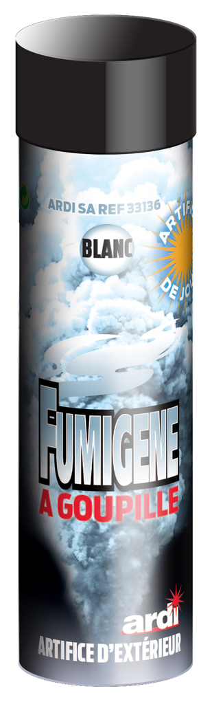 FUMIGÈNE A GOUPILLE 1 MN BLANC (pièce)