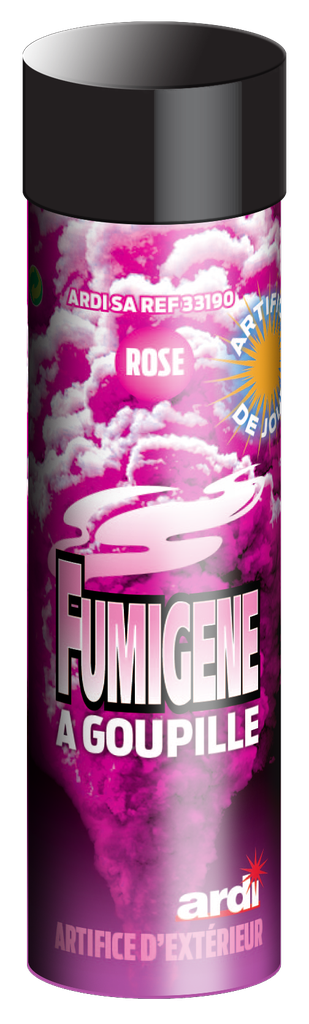 FUMIGÈNE A GOUPILLE 1 MN ROSE (pièce)