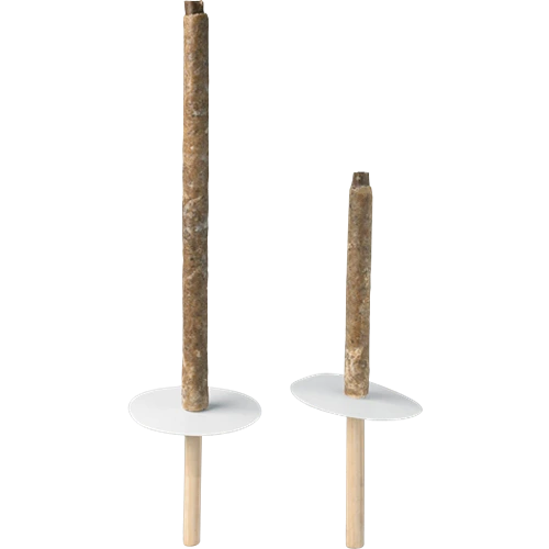 FLAMBEAUX EN CIRE 90 min (pièce)