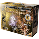 FEU D'ARTIFICE PORTABLE® CHAMPS-ÉLYSÉES® OR ET ARGENT 2MN