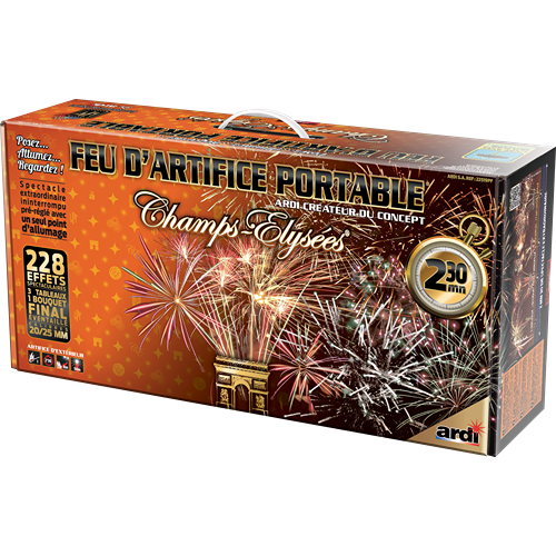 Feu D'artifice Automatique 2.30 - Portable Champs Elysées