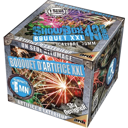 FEU D'ARTIFICE SHOWBOX® BOUQUET XXL (pièce)