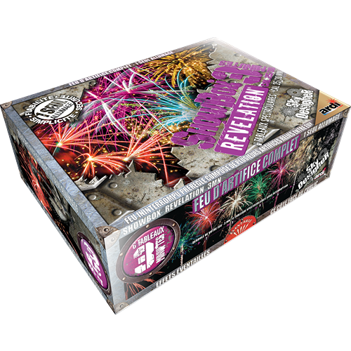 FEU D'ARTIFICE SHOWBOX® RÉVÉLATION® 3MN