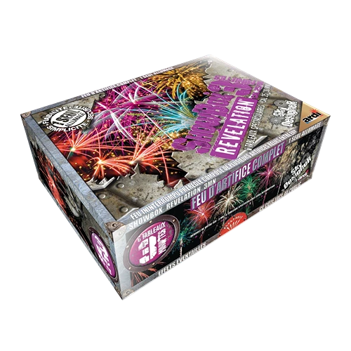 FEU D'ARTIFICE SHOWBOX® RÉVÉLATION® 3MN