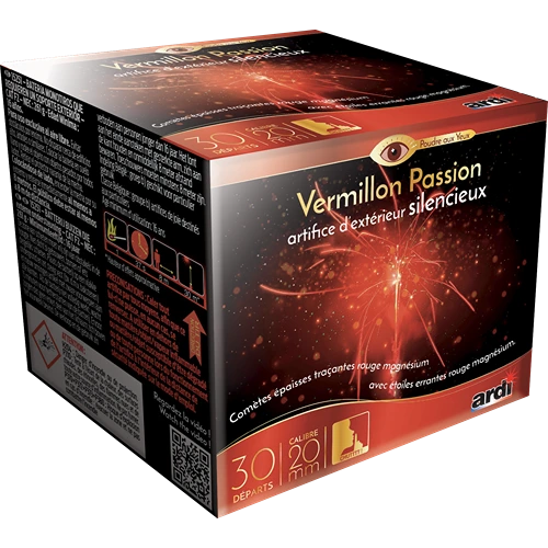 COMPACT VERMILLON PASSION (pièce)