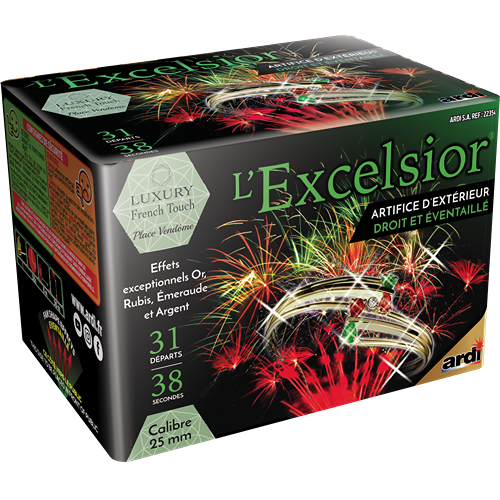 FEU D'ARTIFICE COMPACT L'EXCELSIOR - LUXURY FRENCH TOUCH X8