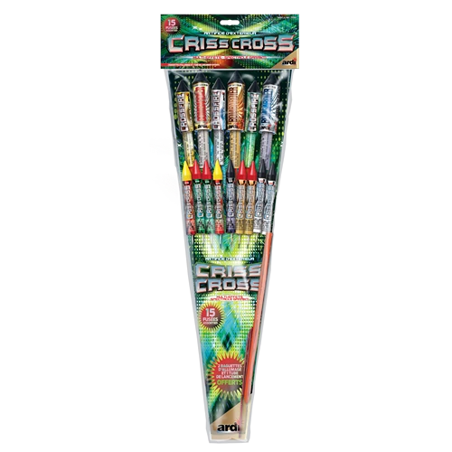 ASSORTIMENT DE FUSÉES CRISS CROSS® (pièce)
