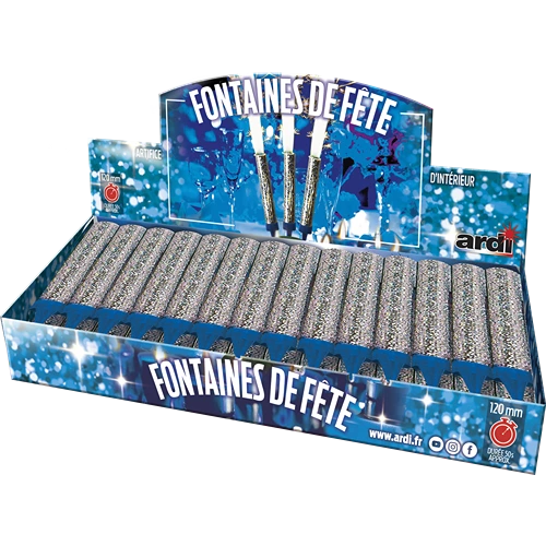 PRÉSENTOIR DE FONTAINES DE FÊTE 120MM