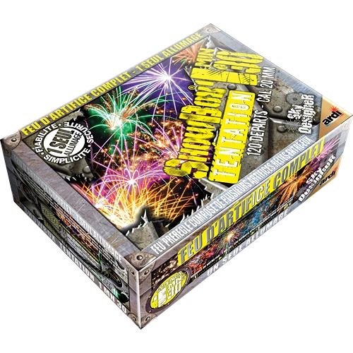 FEU D'ARTIFICE SHOWBOX® TENTATION® 1MN30