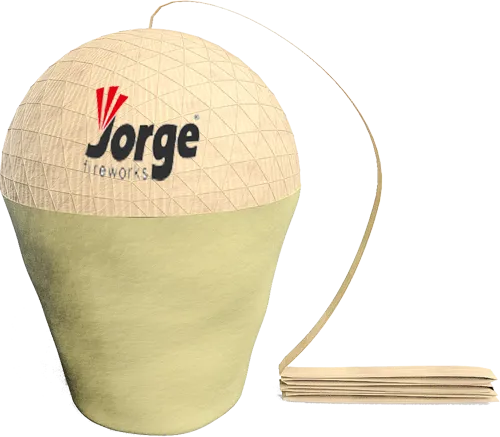 Bombe 75mm - Chrysanthème crépitante à changement bleue (pièce)