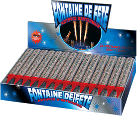 28 FONTAINES DE FÊTE 120mm EN PRÉSENTOIR