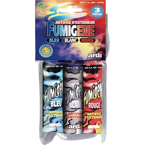 FUMIGÈNES BLEU BLANC ROUGE