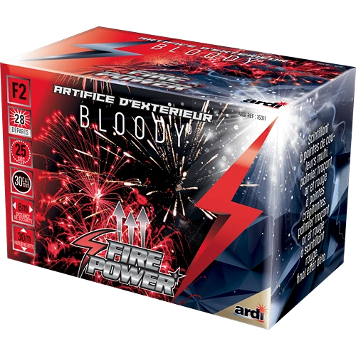 FIRE POWER® BLOODY® 36 DEPARTS (pièce)