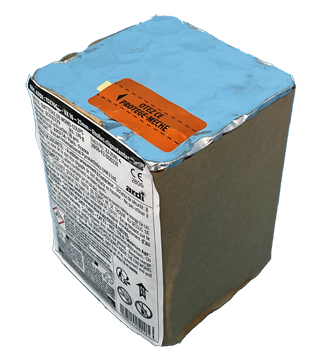 VK 16-25 mm - Saule or; vert et palme crépitant; brocade or; dahlia multi