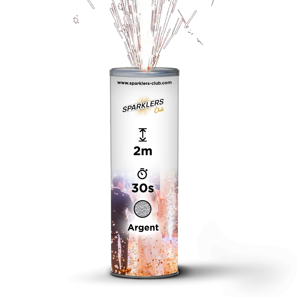 JET SCENE SPARKLERS - Fontaine Int & Ext Argent - 2m / 30s
