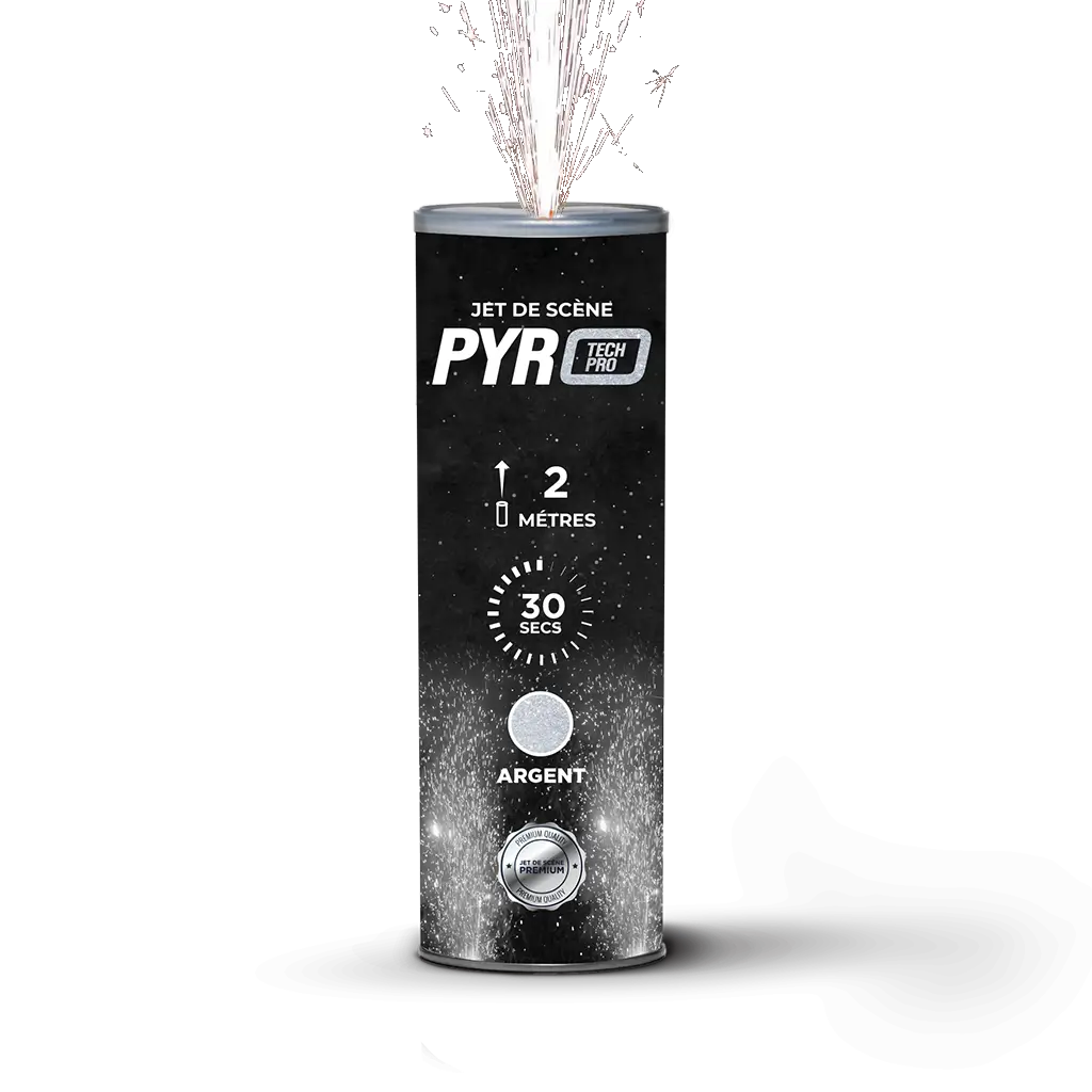 JET SCENE SPARKLERS - Fontaine Int & Ext Argent - 2m / 30s - O.F.R