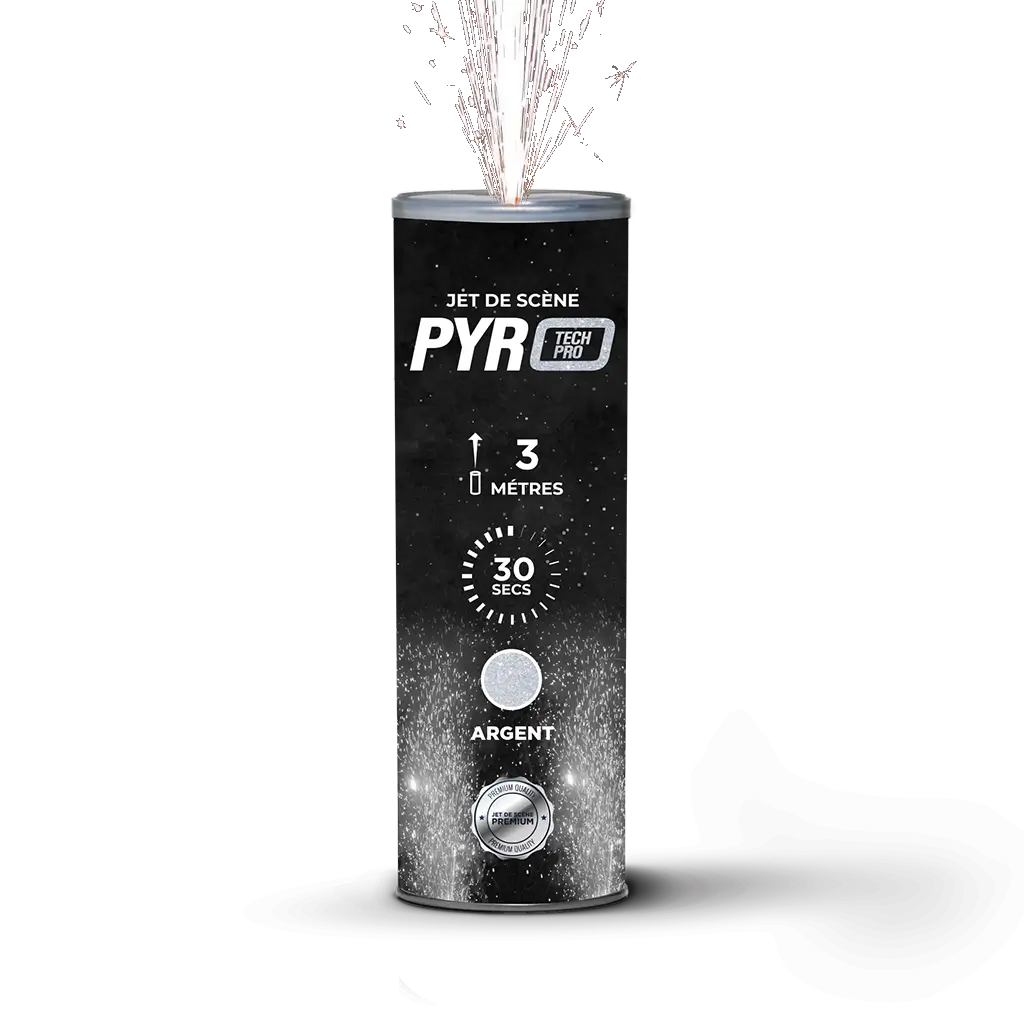 JET SCENE SPARKLERS - Fontaine Int Ext Argent - 3m /30s - O.F.R