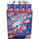 CANON LANCE-CONFETTIS BLEU, BLANC, ROUGE 30CM