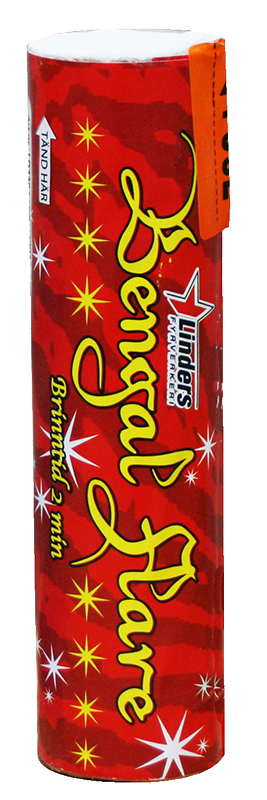 FLAMME DE BENGALE 1mn20s Rouge (pièce)