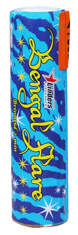 FLAMME DE BENGALE 1mn20s Bleue (pièce)