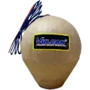 Bombe EXCEPTION 125mm - Anneau rouge balayant et centre blanc