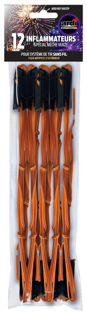 Sachet de 12 inflammateurs talon (pièce)