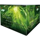 COLLECTION EXCLUSIVE calibre 30mm - 50 Départs - Effet tourbillons argents et étoiles (pièce)