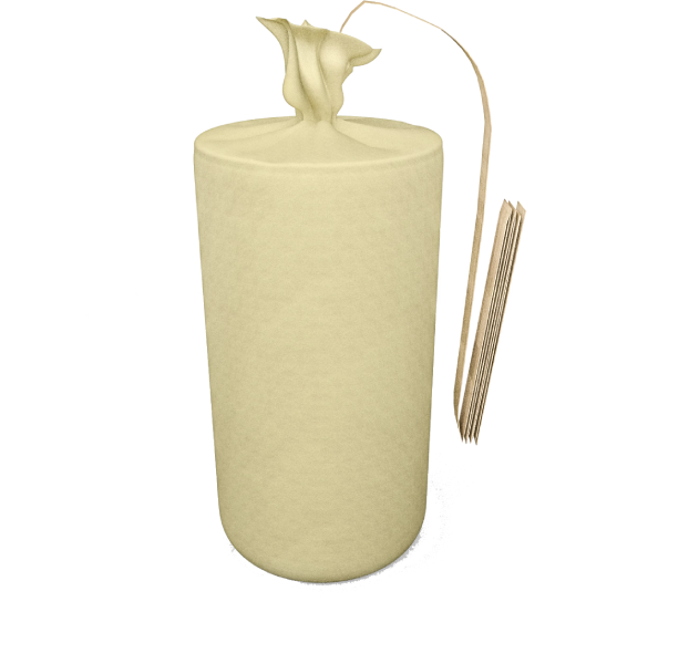 Bombe cylindrique 75mm - Vague argentée à rouge avec 6 crépitements (pièce)