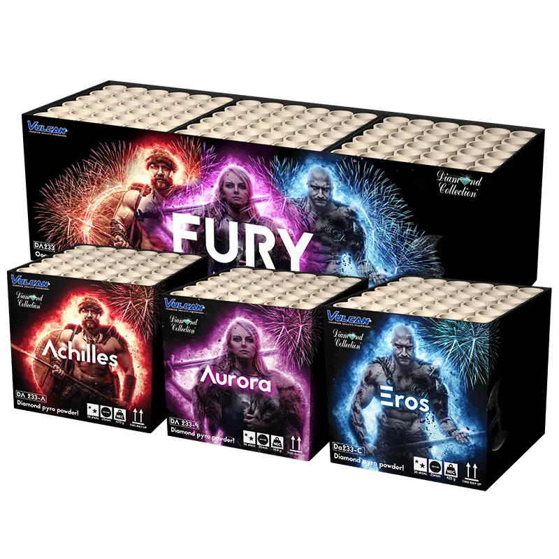VE-FURY - Cal. 25mm - 3 x 36 Départs (3 compacts individuels non reliés)  
