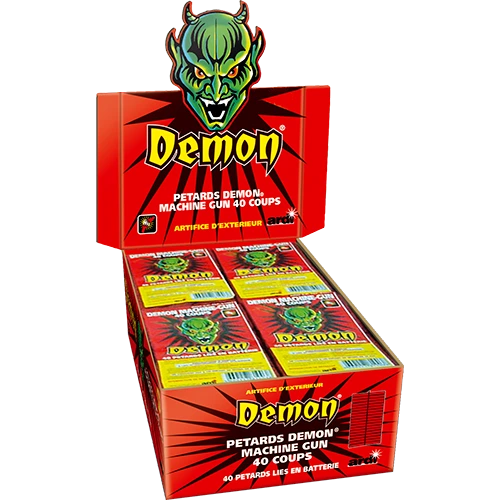 PÉTARDS DÉMON® MACHINE-GUN 40 COUPS
