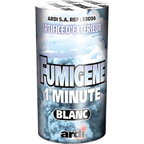 POT FUMIGÈNE 1 MN BLANC (pièce)
