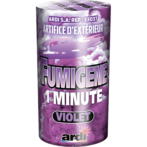 POT FUMIGÈNE 1 MN VIOLET (pièce)