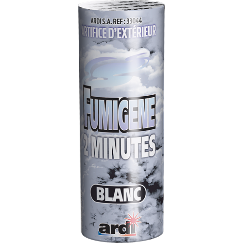 POT FUMIGÈNE 2 MN BLANC (pièce)