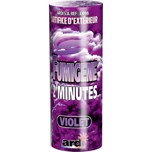 POT FUMIGÈNE 2 MN VIOLET (pièce)
