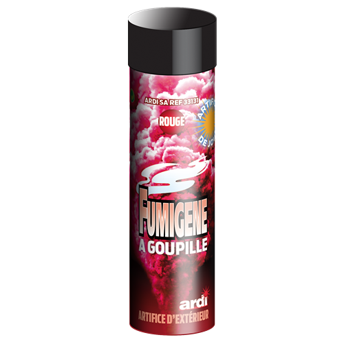 FUMIGÈNE À GOUPILLE 1 MN ROUGE (pièce)