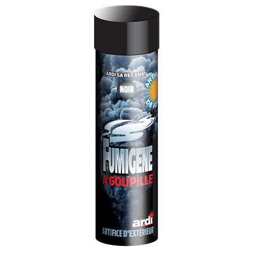 FUMIGÈNE À GOUPILLE 1 MN NOIR (pièce)