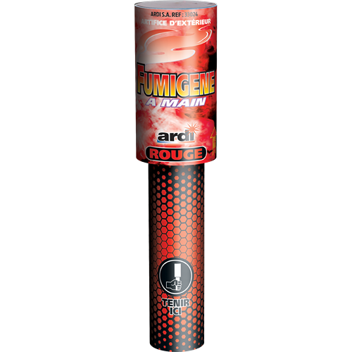 FUMIGÈNE À MAIN EN VRAC ROUGE (pièce)