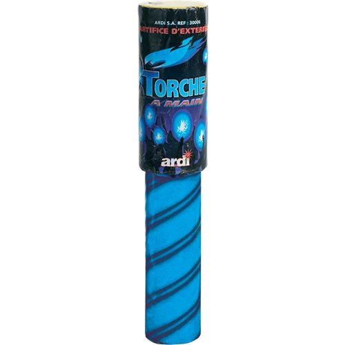 TORCHE À MAIN BLEUE (pièce)
