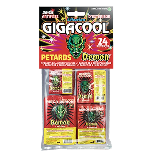 SÉLECTION DE PÉTARDS DÉMON® GIGACOOL® (pièce)